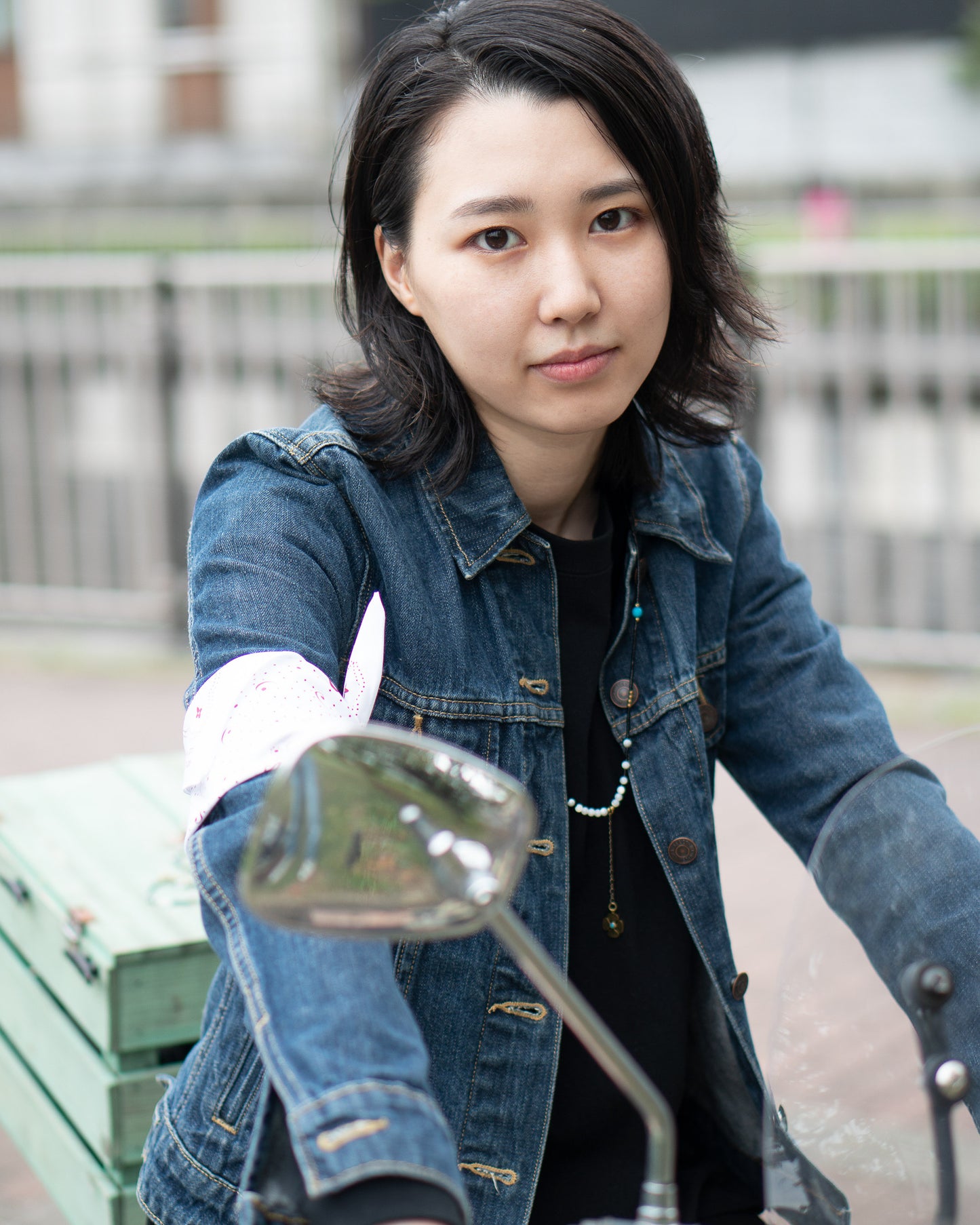 着用:Mamiko Oda(小田満美子)× Judy On The Roof. MAMIKO ODA MINI BANDANA(着用)6|Oda Judy Shop