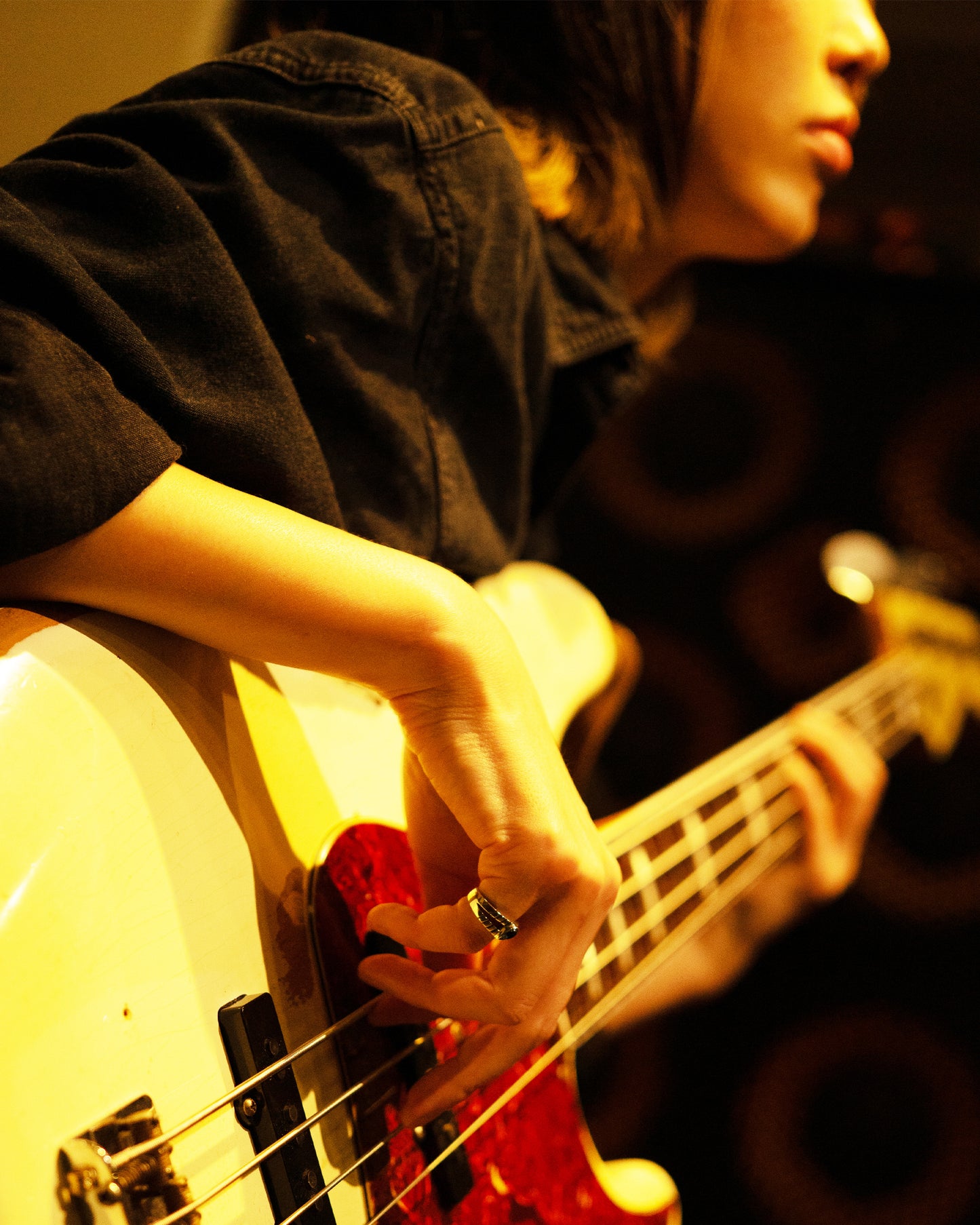 MAMIKO ODA BROCANTE RING / FOUR STRINGS LONDON BLUE TOPAZ (SILVER)