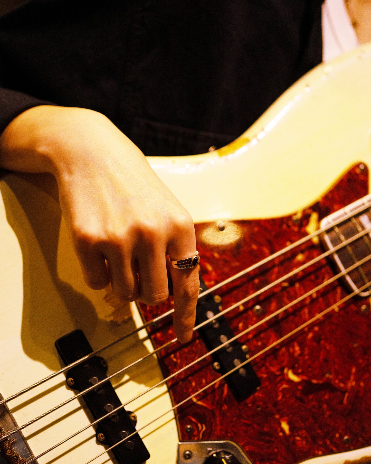 MAMIKO ODA BROCANTE RING / FOUR STRINGS LONDON BLUE TOPAZ (SILVER)