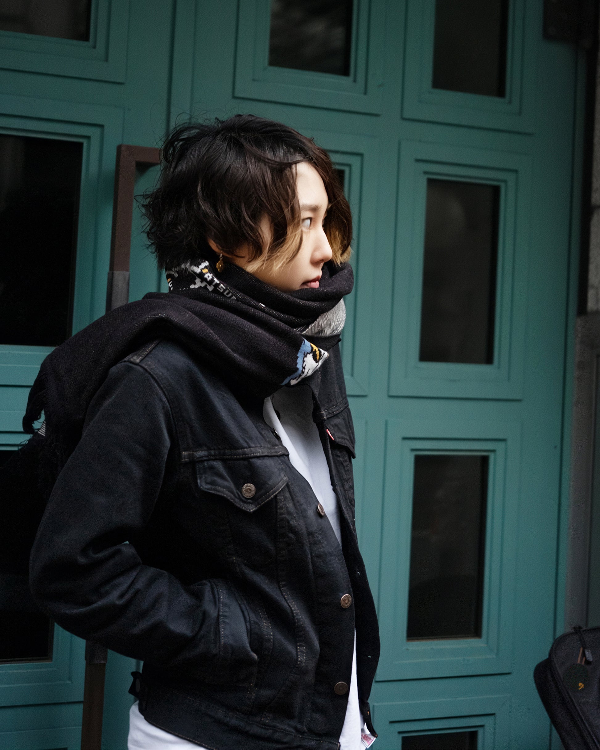 着用：Mamiko Oda（小田満美子）× Judy On The Roof. MAMIKO ODA SOUVENIR JACQUARD KNIT STALL（着用）1｜Oda Judy Shop