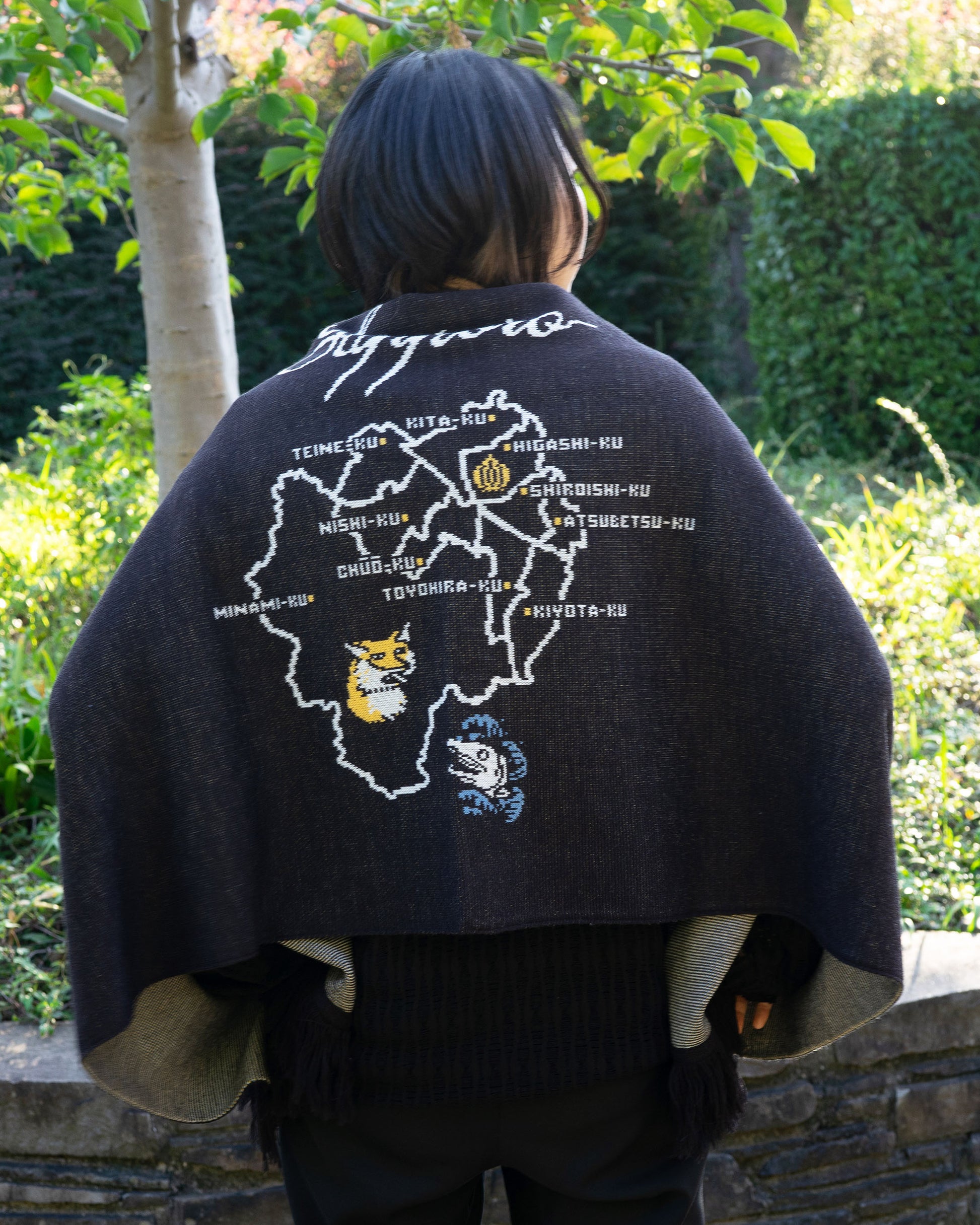 着用：Mamiko Oda（小田満美子）× Judy On The Roof. MAMIKO ODA SOUVENIR JACQUARD KNIT STALL（着用）9｜Oda Judy Shop