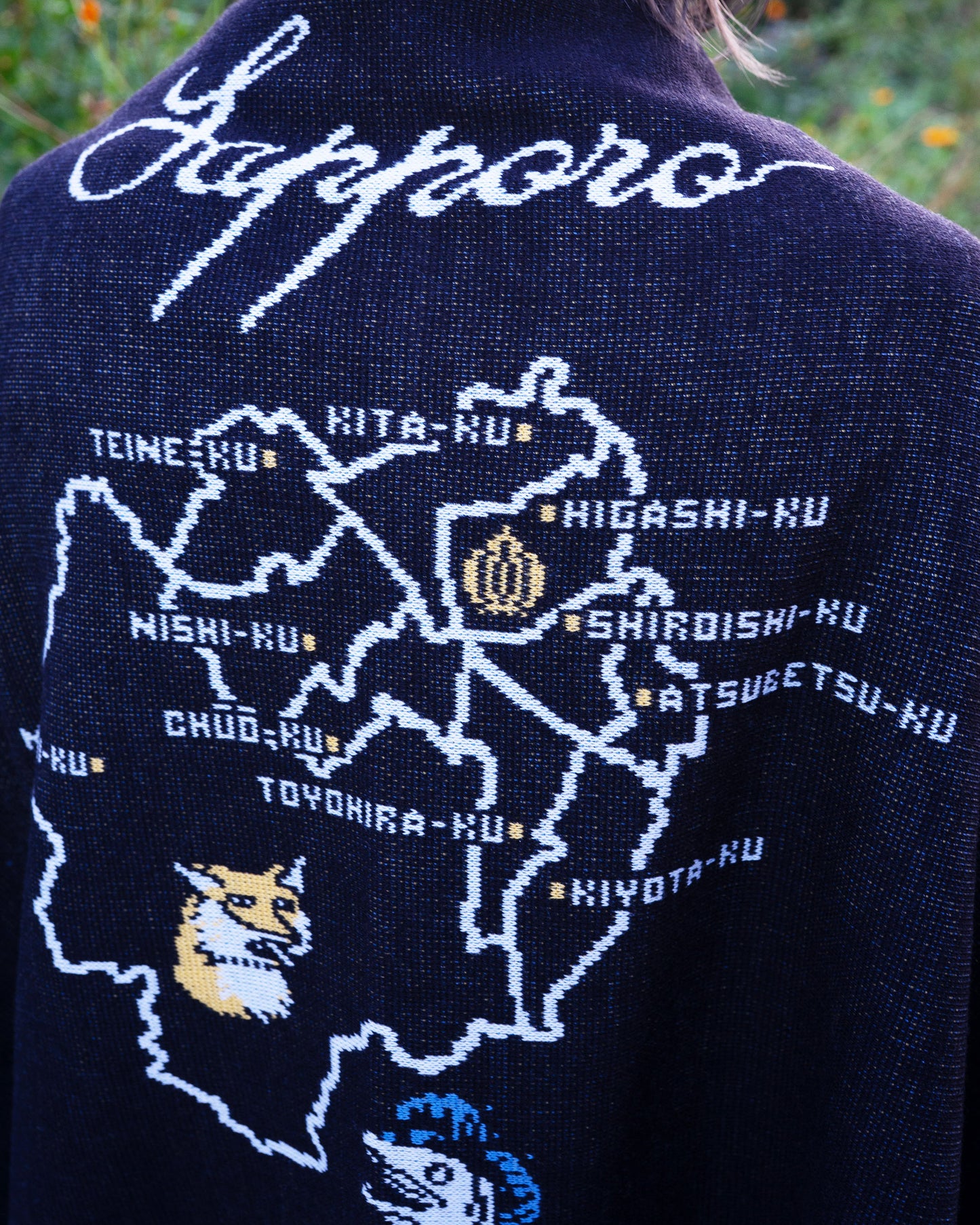 着用：Mamiko Oda（小田満美子）× Judy On The Roof. MAMIKO ODA SOUVENIR JACQUARD KNIT STALL（着用）12｜Oda Judy Shop