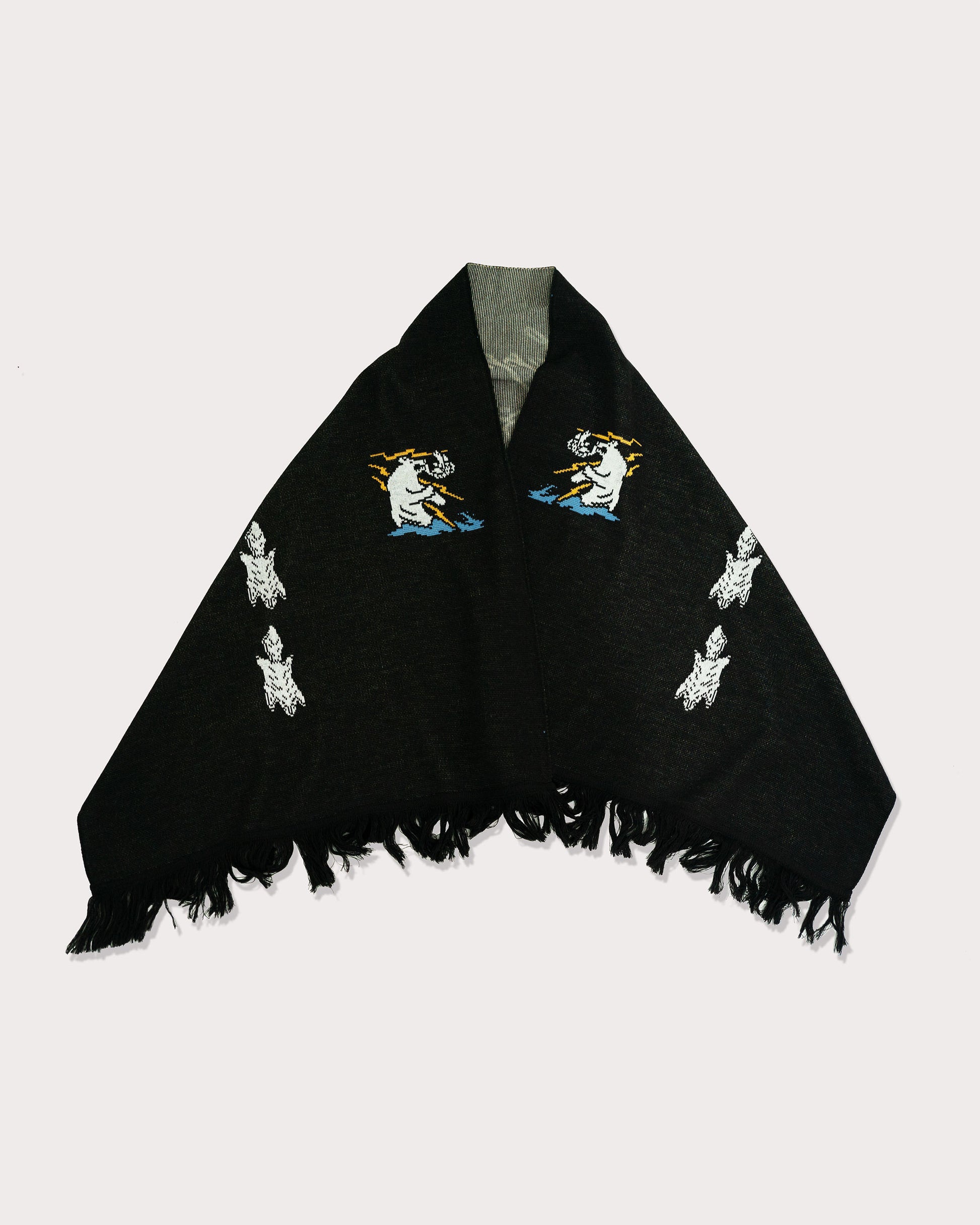 Mamiko Oda（小田満美子）× Judy On The Roof. MAMIKO ODA SOUVENIR JACQUARD KNIT STALL｜BLACK｜Oda Judy Shop 2