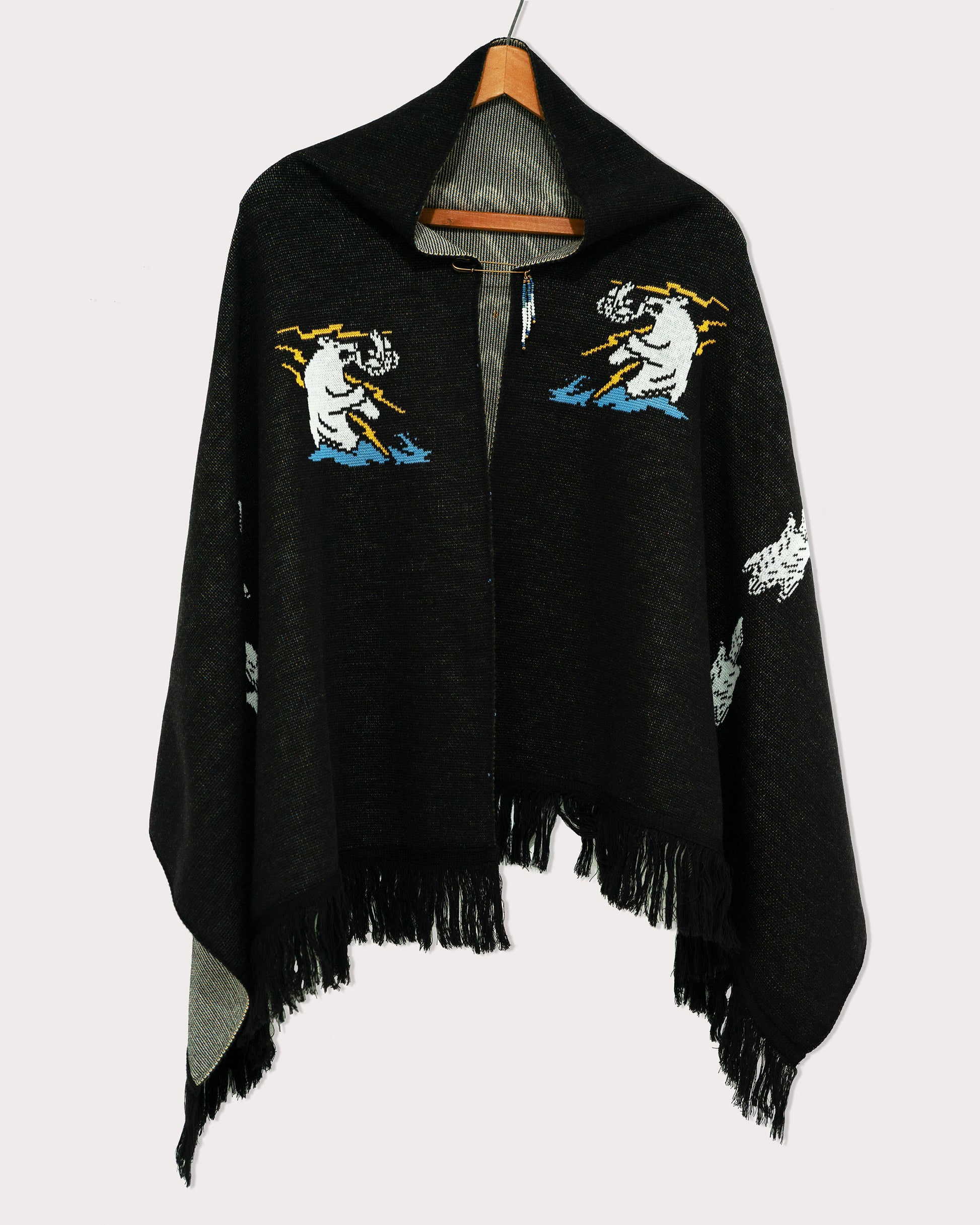 Mamiko Oda（小田満美子）× Judy On The Roof. MAMIKO ODA SOUVENIR JACQUARD KNIT STALL｜BLACK｜Oda Judy Shop 4