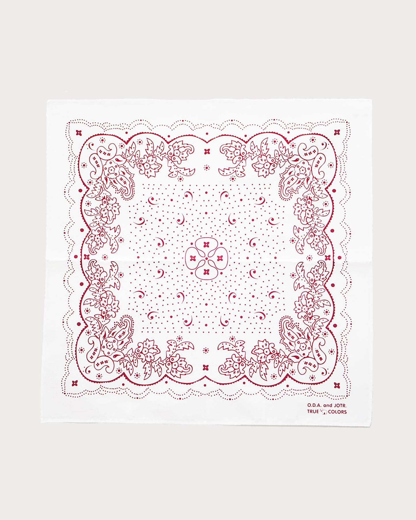 Mamiko Oda（小田満美子）× Judy On The Roof. MAMIKO ODA MINI BANDANA｜BLACK｜Oda Judy Shop 1