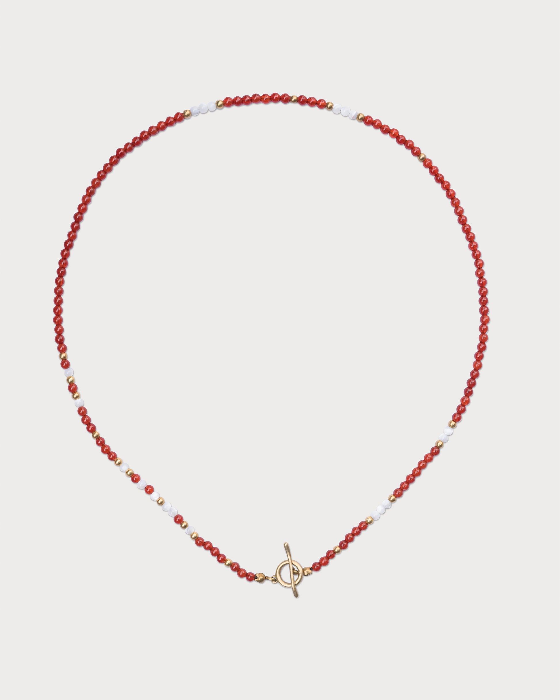 Mamiko Oda（小田満美子）× Judy On The Roof. ビーズネックレス（正面）｜Oda Judy Shop