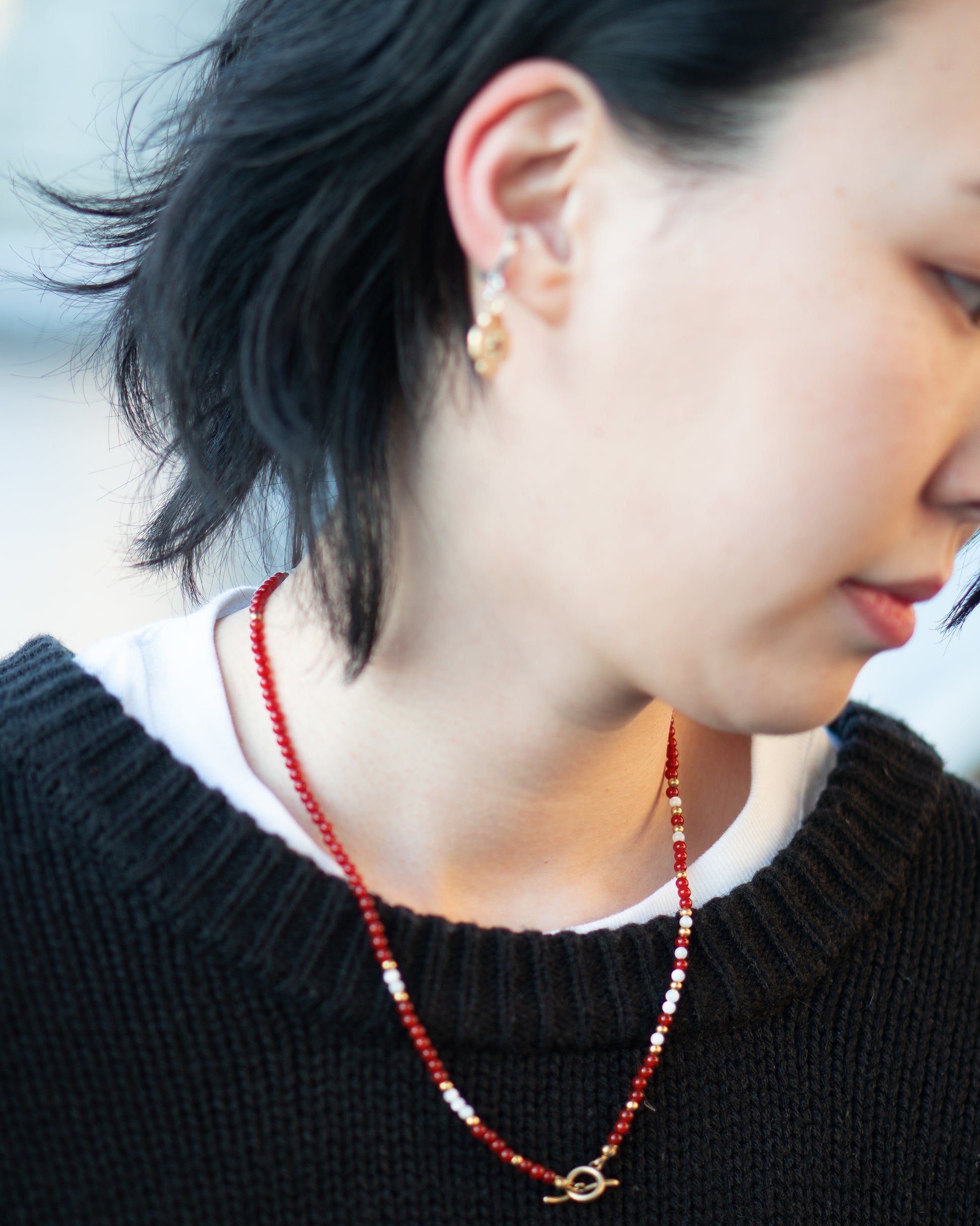 Mamiko Oda（小田満美子）× Judy On The Roof. ビーズネックレス（着用）5