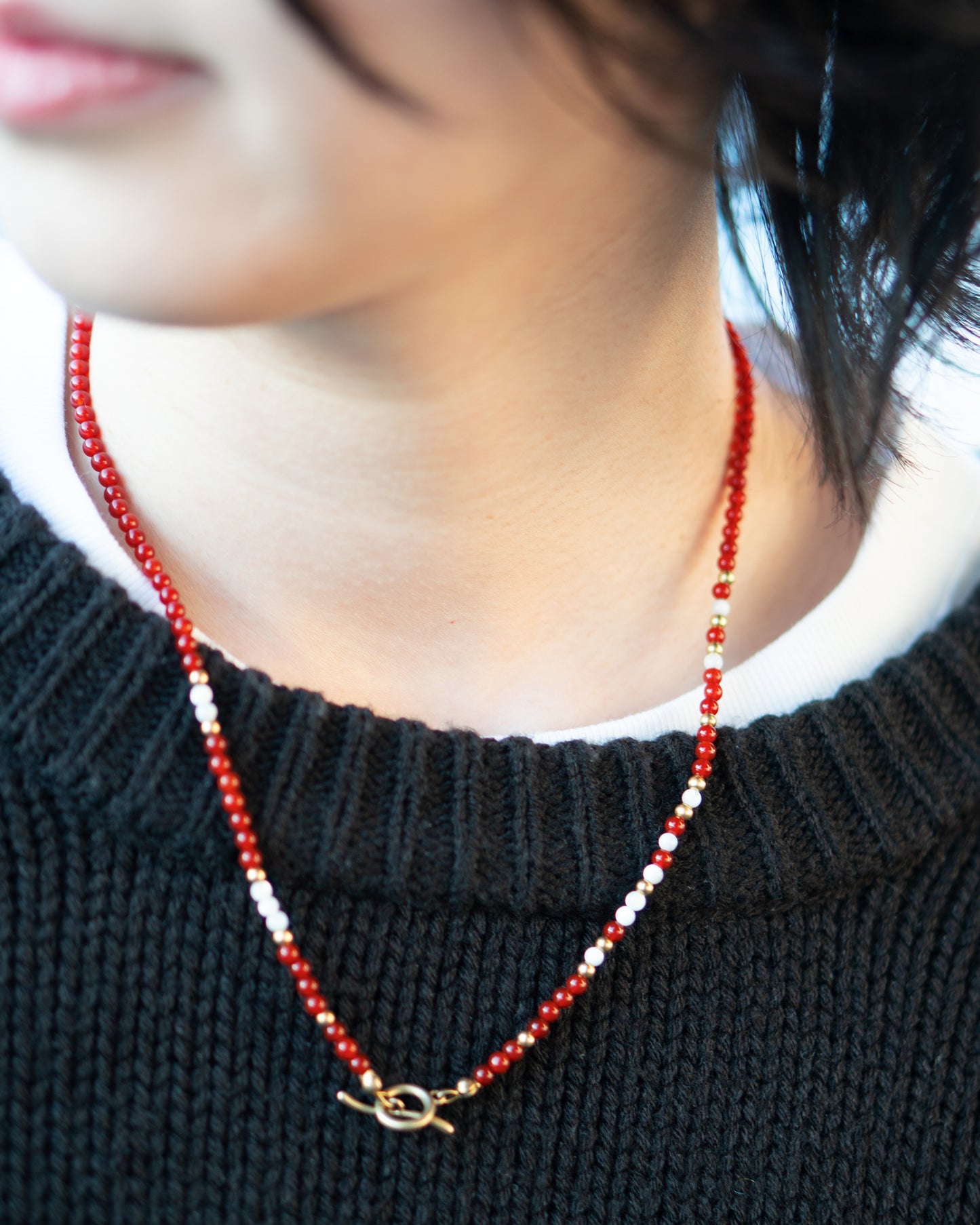 Mamiko Oda（小田満美子）× Judy On The Roof. ビーズネックレス（着用）8