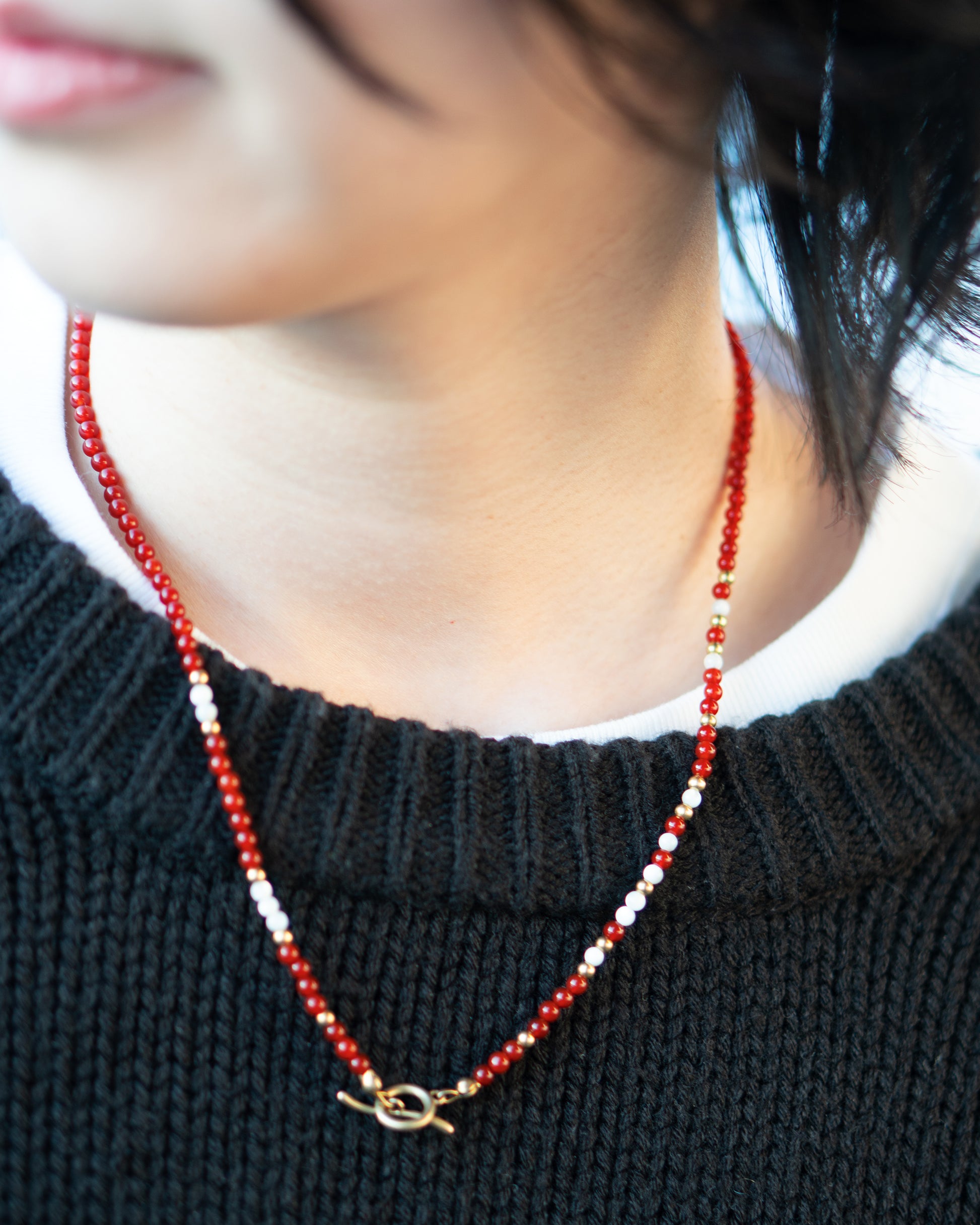 Mamiko Oda（小田満美子）× Judy On The Roof. ビーズネックレス（着用）8