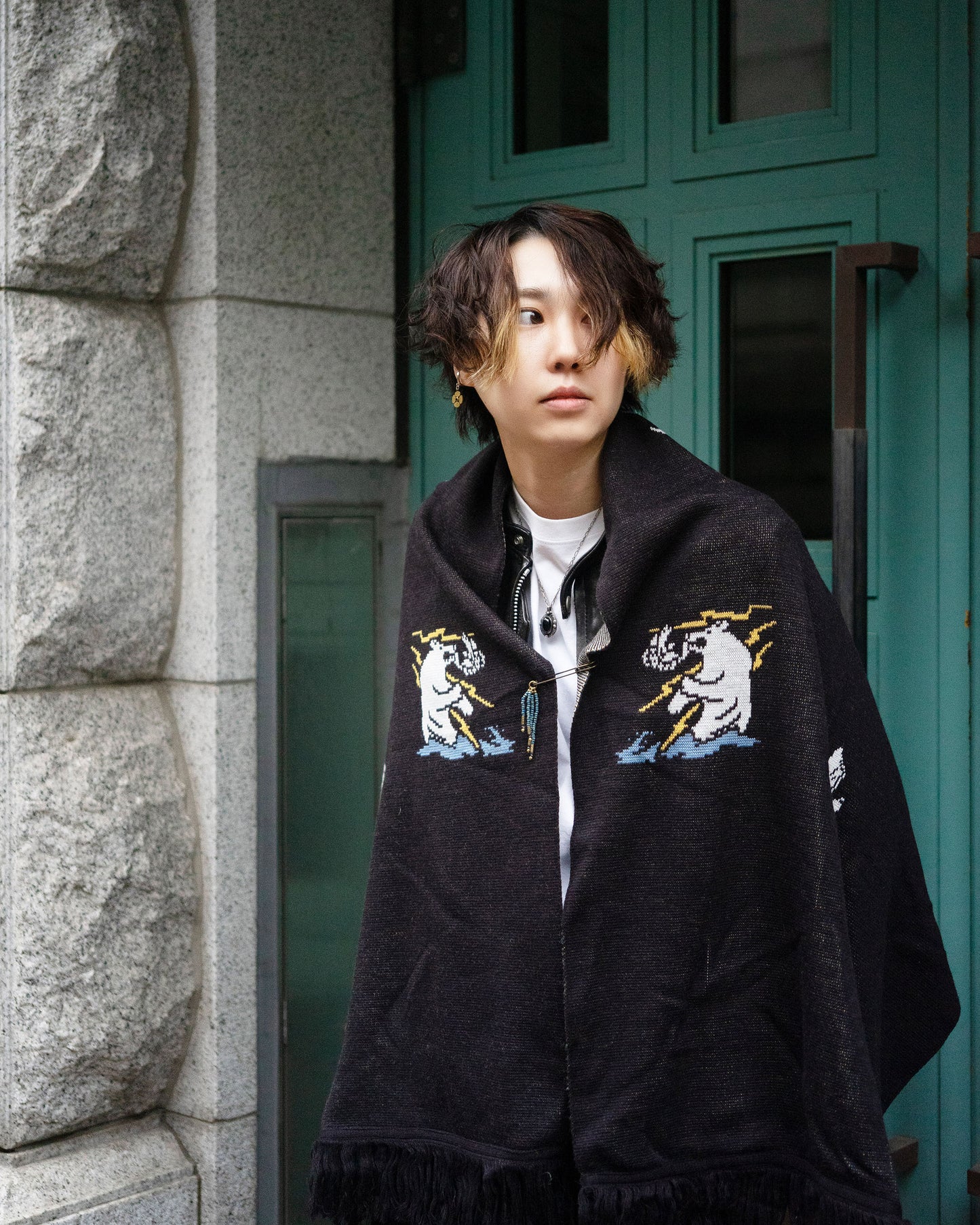 着用：Mamiko Oda（小田満美子）× Judy On The Roof. MAMIKO ODA SOUVENIR JACQUARD KNIT STALL（着用）14｜Oda Judy Shop