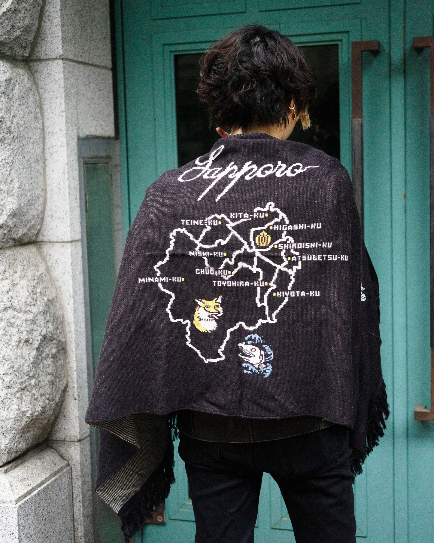 着用：Mamiko Oda（小田満美子）× Judy On The Roof. MAMIKO ODA SOUVENIR JACQUARD KNIT STALL（着用）19｜Oda Judy Shop