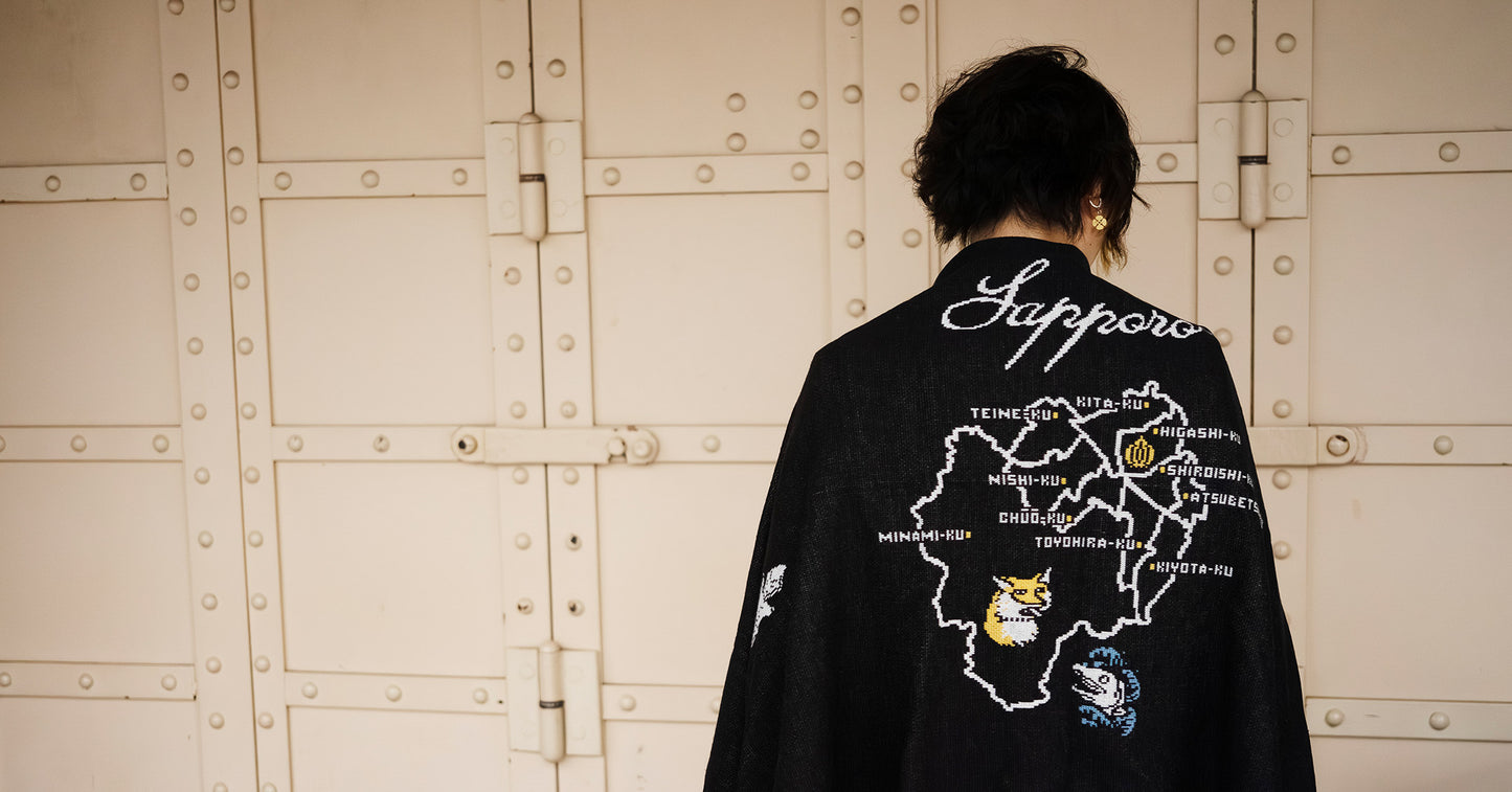 着用：Mamiko Oda（小田満美子）× Judy On The Roof. MAMIKO ODA SOUVENIR JACQUARD KNIT STALL（着用）25｜Oda Judy Shop