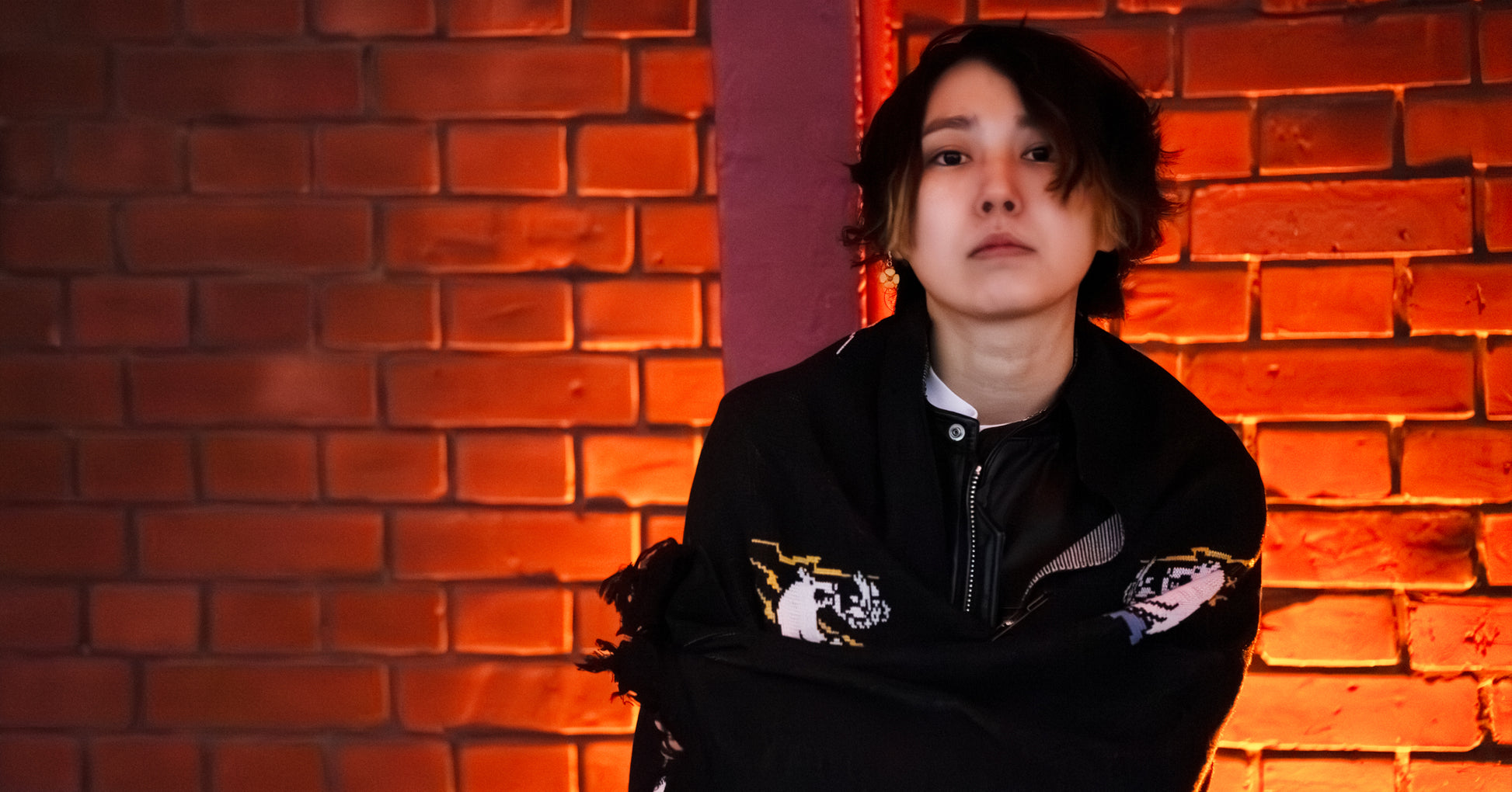 着用：Mamiko Oda（小田満美子）× Judy On The Roof. MAMIKO ODA SOUVENIR JACQUARD KNIT STALL（着用）29｜Oda Judy Shop